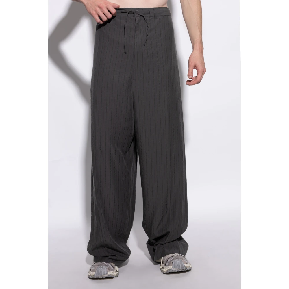 Balenciaga Loszittende broek Gray Heren