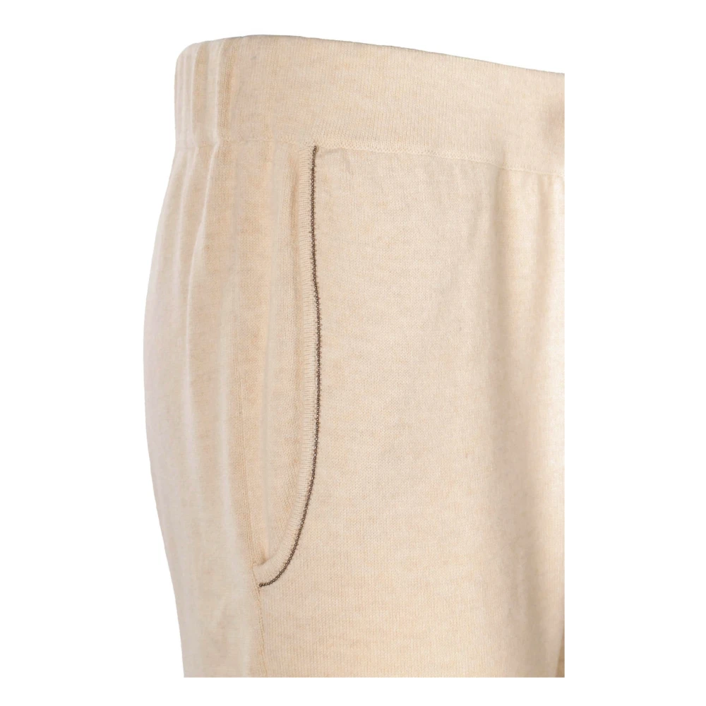 BRUNELLO CUCINELLI Kasjmierbroek Beige Dames