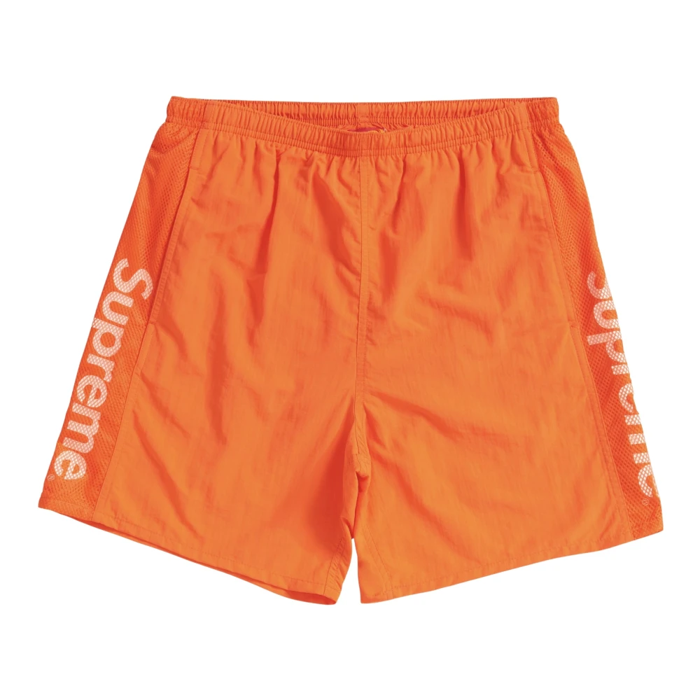 Supreme Oranje Mesh Panel Water Short Limited Edition Orange Heren