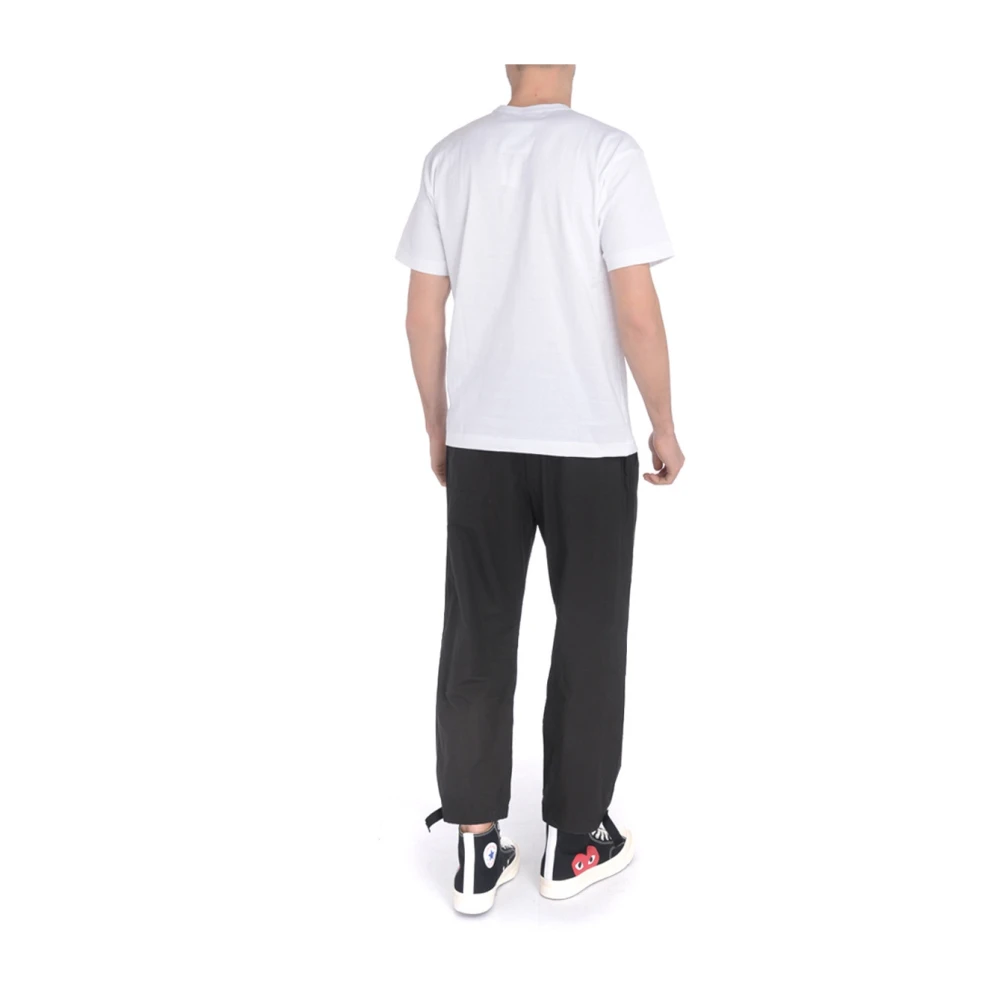 Comme des Garçons Play Witte hartprint Slim Fit T-shirt White Heren