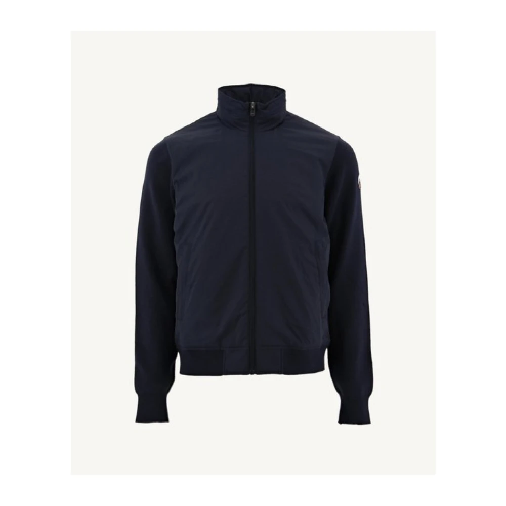 Jott Blauwe hoodie met ritssluiting Blue Heren