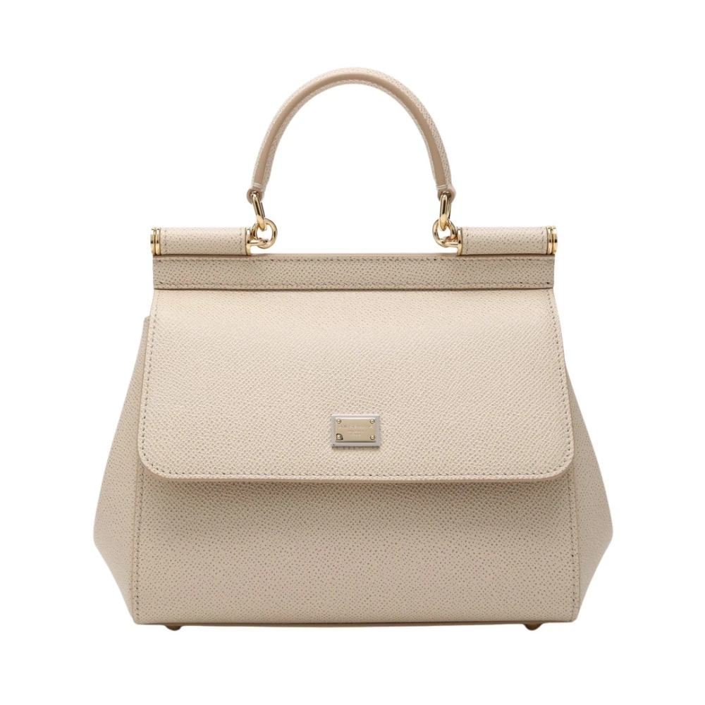 Dolce & Gabbana - Sicily Medium Handtasche - Bags - Damen - Beige - One Size - Bild 3
