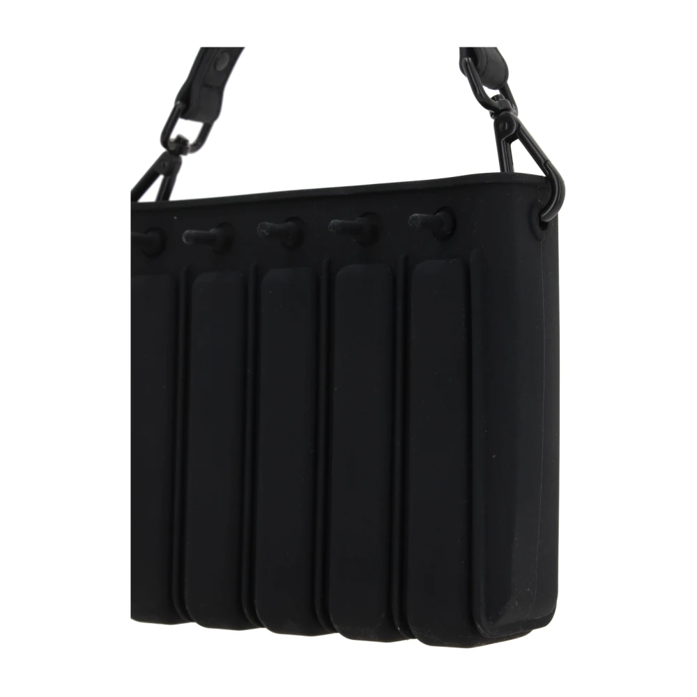 Craig Green Zwarte siliconen handtas met zwarte hardware Black Heren