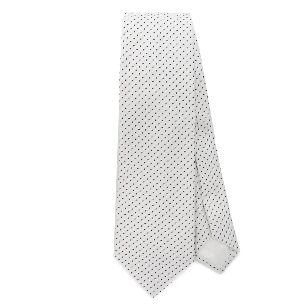 Tagliatore Stropdas White Heren