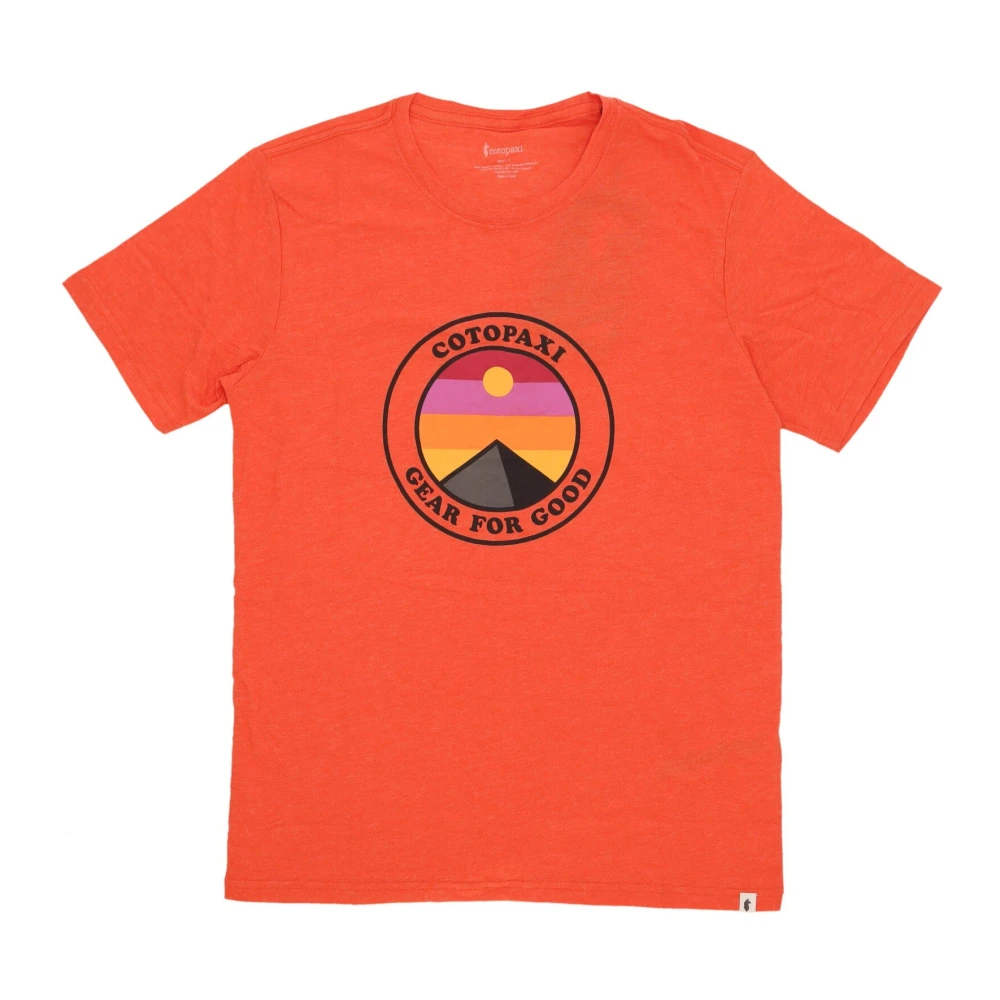 Cotopaxi Sunny Side Crew Neck Tee Orange Heren
