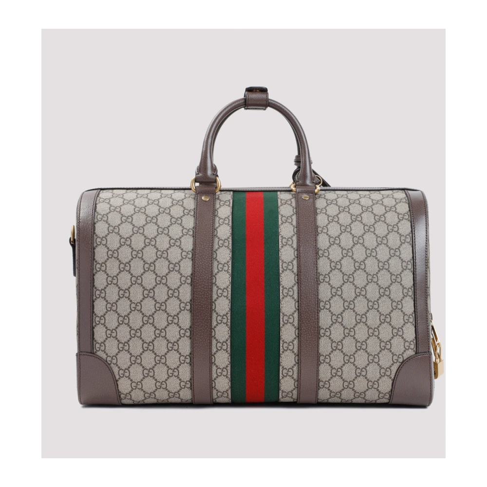 Gucci Savoy medium weekendtas Beige Heren