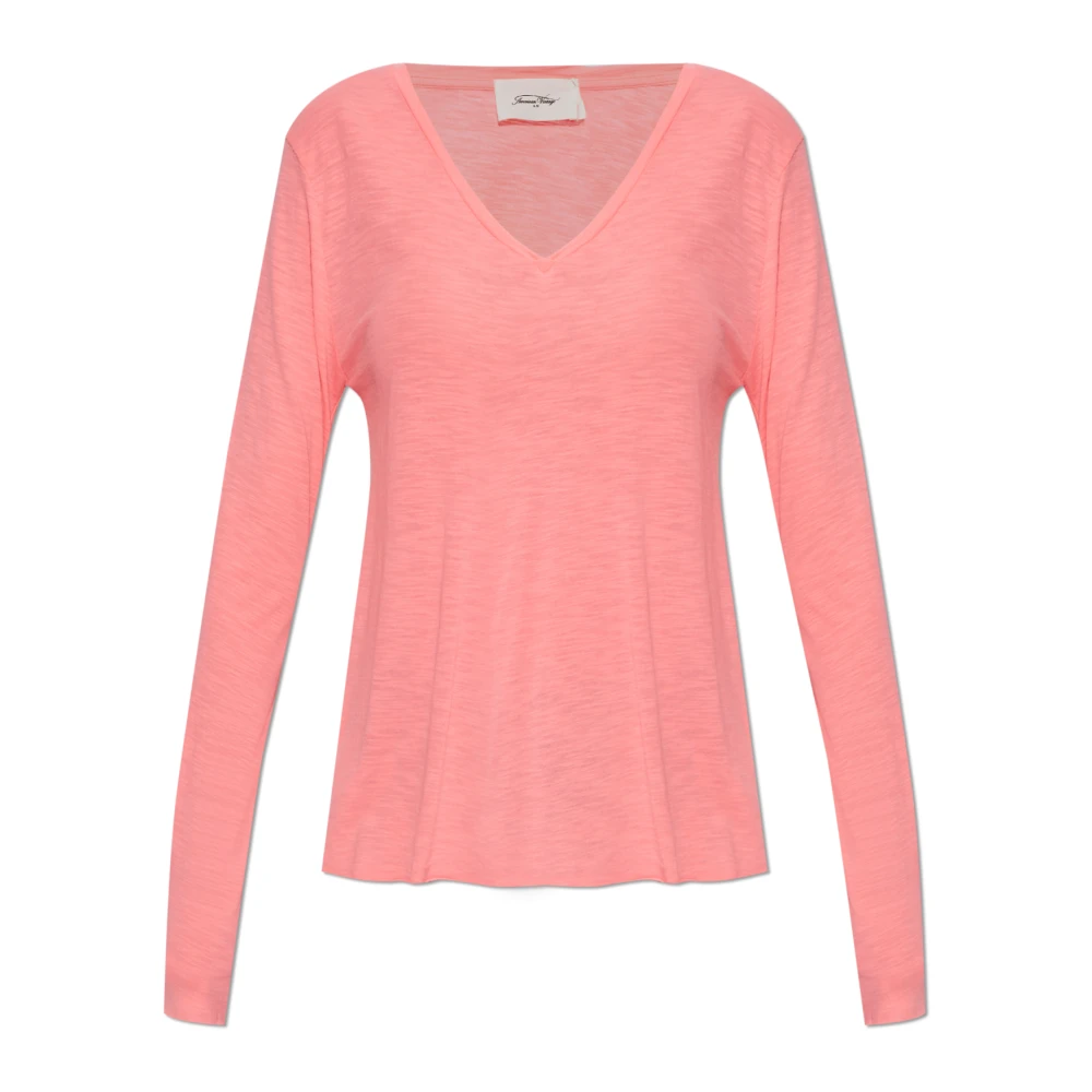 American Vintage Damen Rosa Oberteile, Xsgröße: