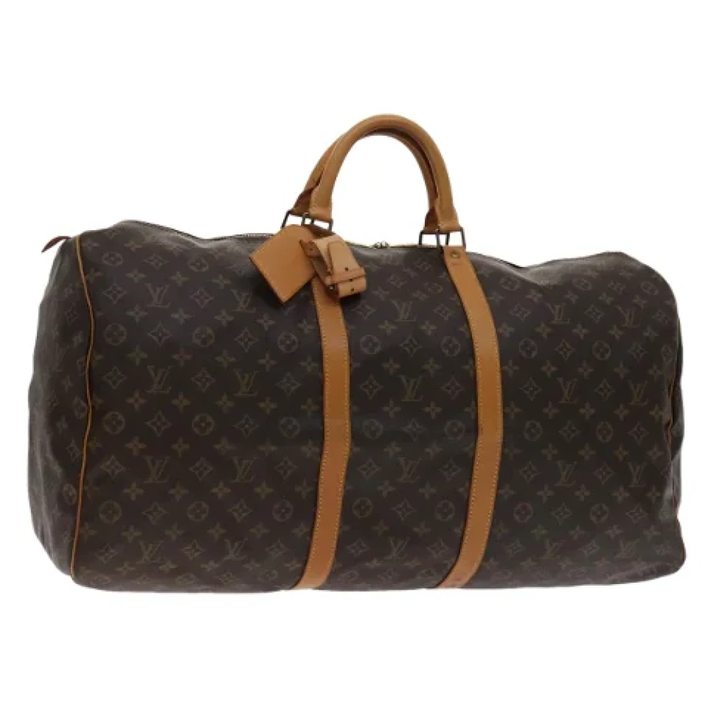 Louis Vuitton Vintage Pre-owned Canvas travel-bags Brown Dames