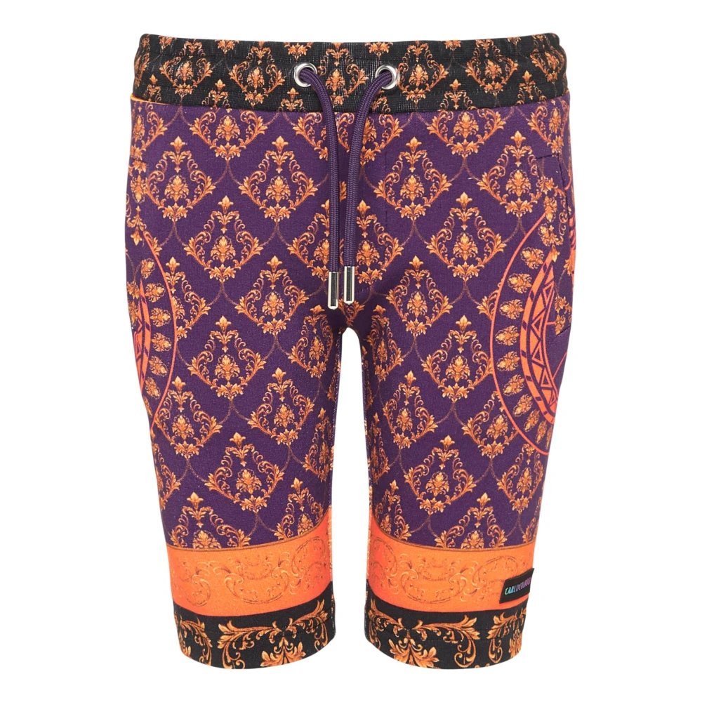 Carlo Colucci Boys Multicolor Shorts, 9 Y, Unique ` Artwork Sweatshorts
