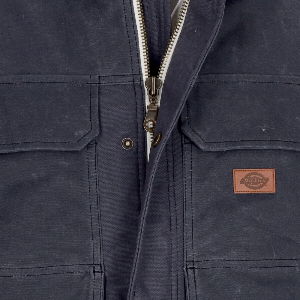 Dickies Lucas Gewaxte Werkjas Antraciet Grijs Gray Heren