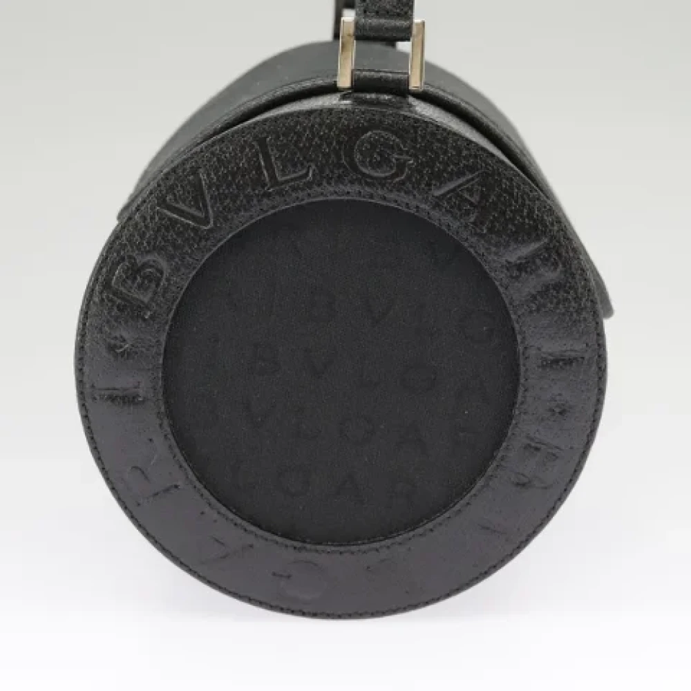 Bvlgari Vintage Pre-owned Canvas handbags Black Dames