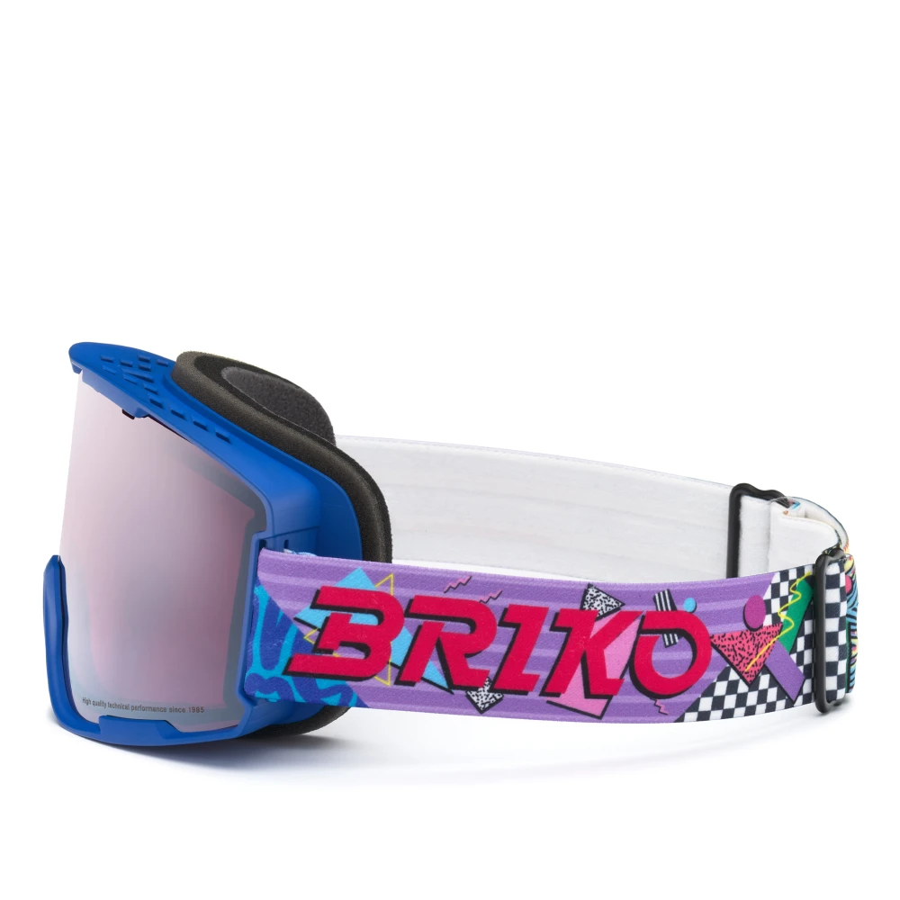 Briko Blauwe Fantasy Stalen Zonnebril Multicolor Unisex