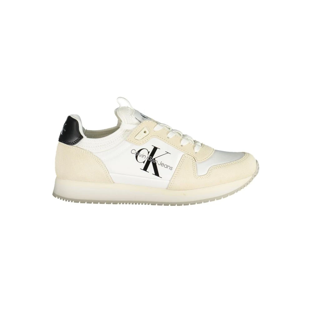 Calvin Klein Women's White Sneakers, 5 Uk, Sneaker Modern Chic Style