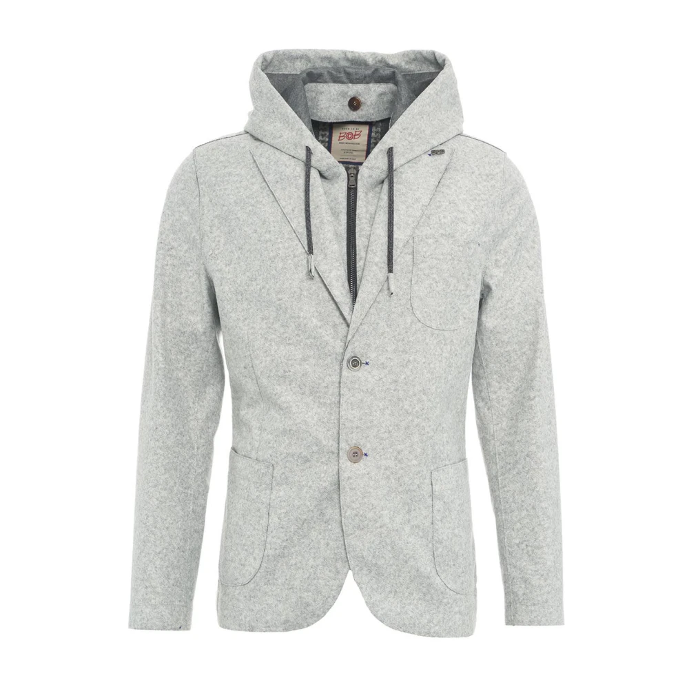 BOB Grijze Jassen voor Mannen Aw24 Gray Heren