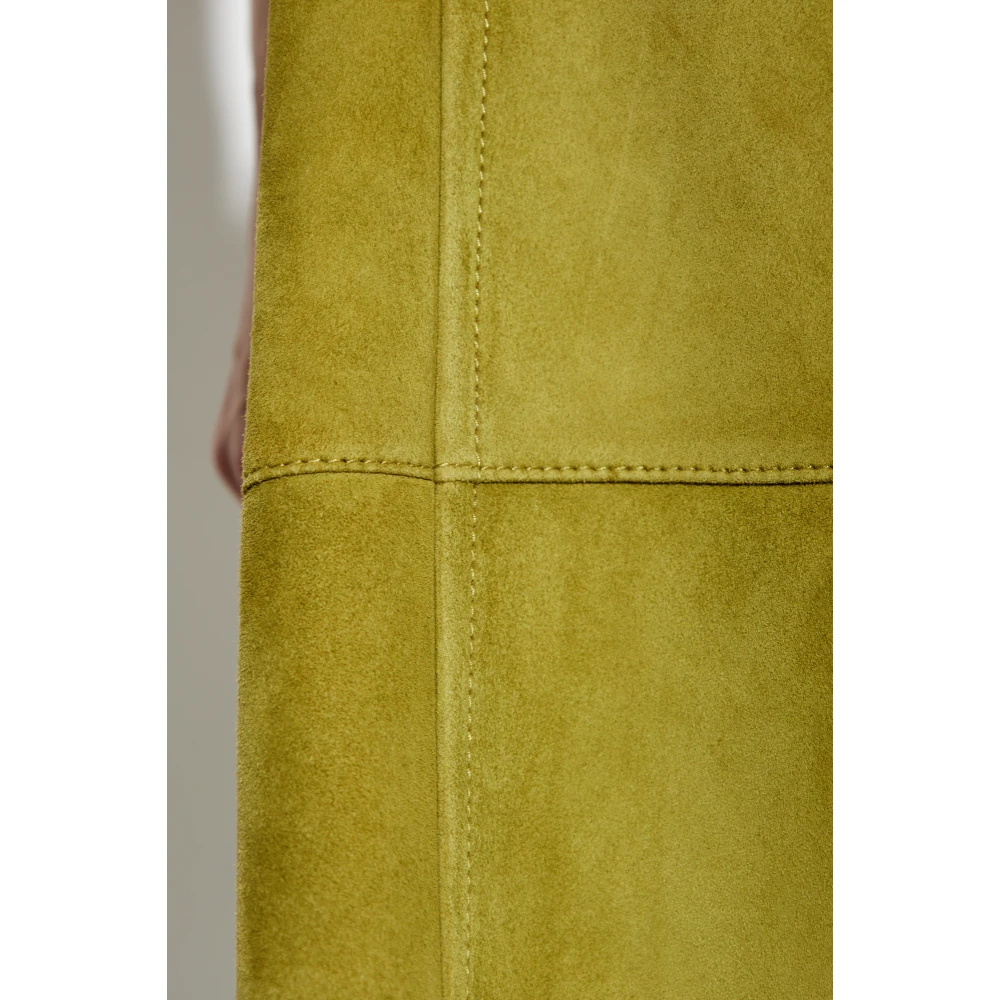 Bottega Veneta Suède rok Green Dames