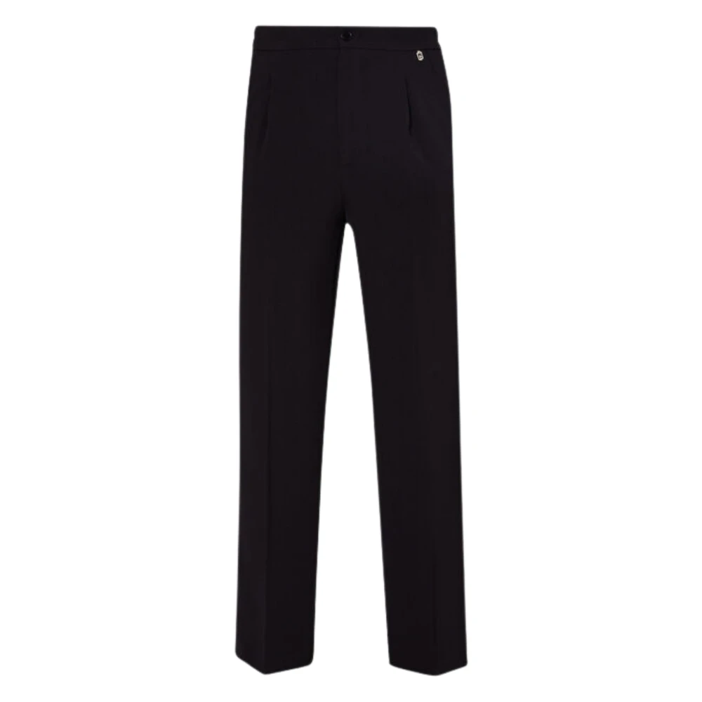 Liu Jo Zwarte Chino Broek met Elastiek Black Dames
