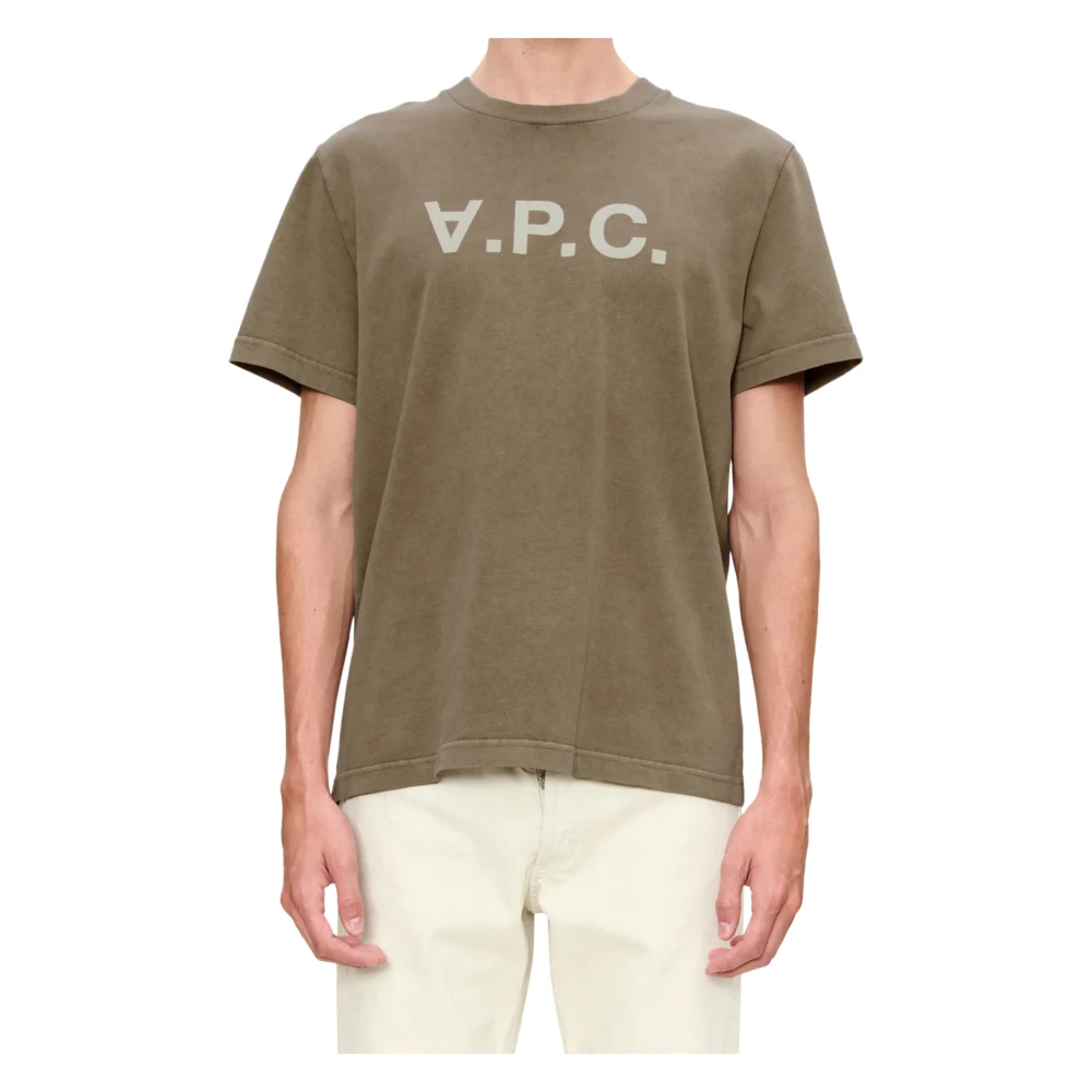 A.p.c. Grön T-Shirt Standard Grand Vpc