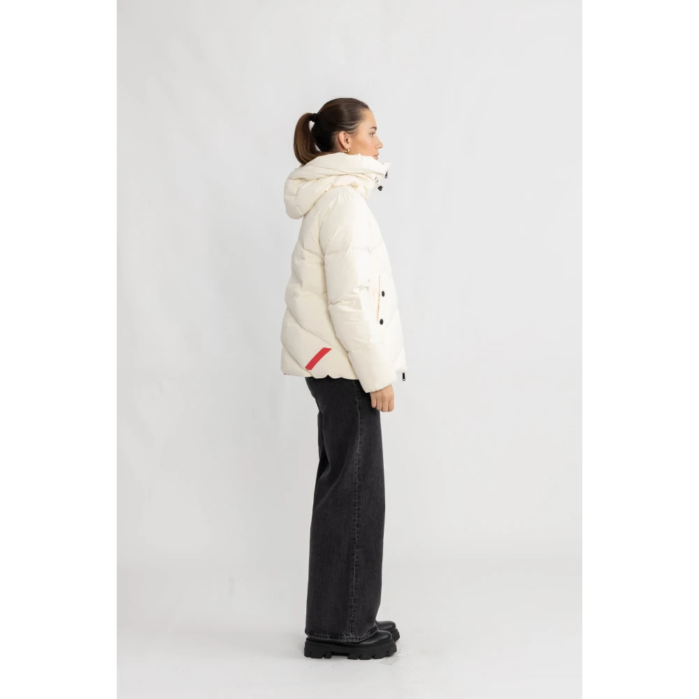 Afterlabel Stijlvolle Off White Winterjas Helsinki White Dames