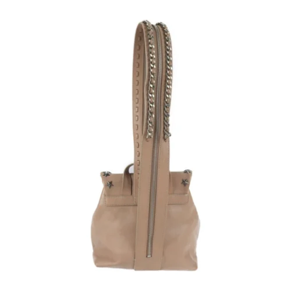 Jimmy Choo Pre-owned Fabric shoulder-bags Brown Dames