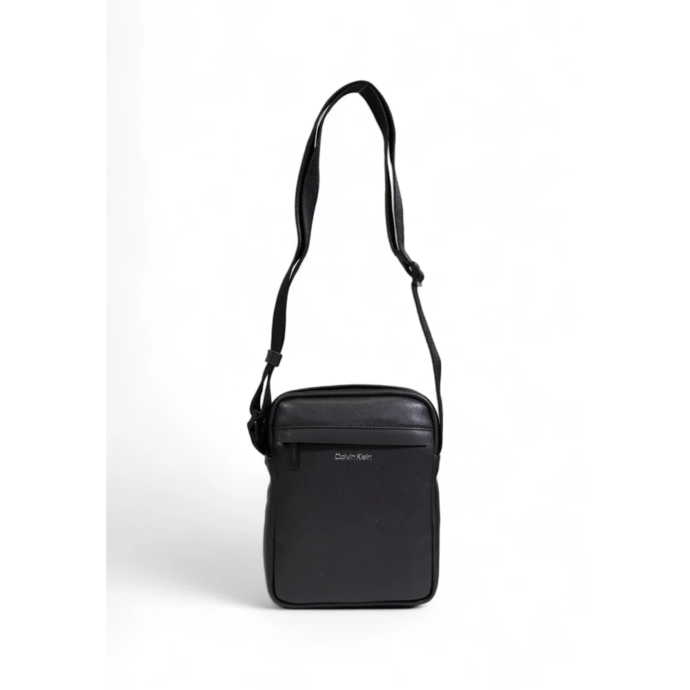 Calvin Klein Reporter Tas Herfst Winter Collectie Black Heren