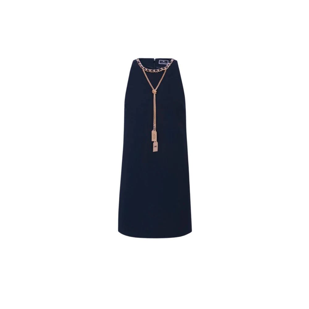 Elisabetta Franchi Korte Jurk Blue Dames