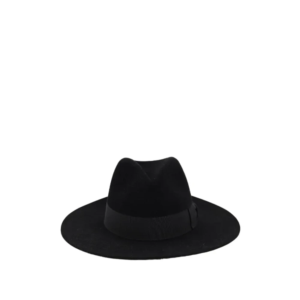 Yves Saint Laurent Vintage Pre-owned Fabric hats Black Dames