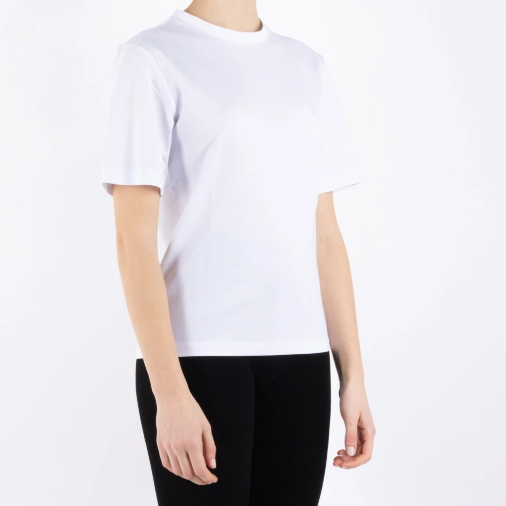 The Garment Witte T-shirt met Spandex White Dames