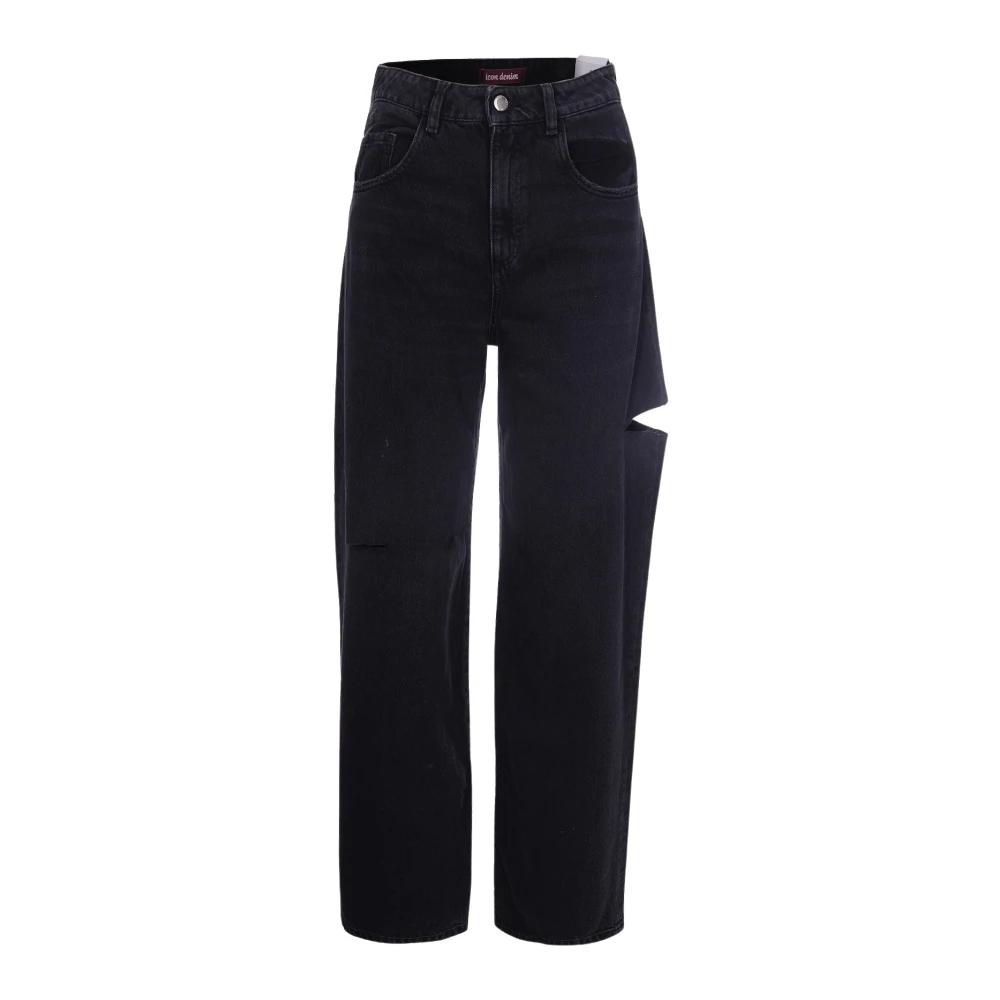 Icon Denim Women's Black Jeans Poppy