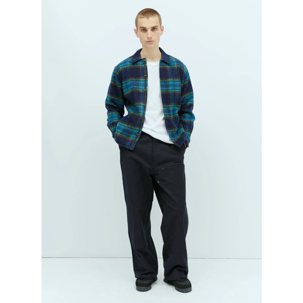 Brain Dead Geruite Flanellen Shacket Multicolor Heren