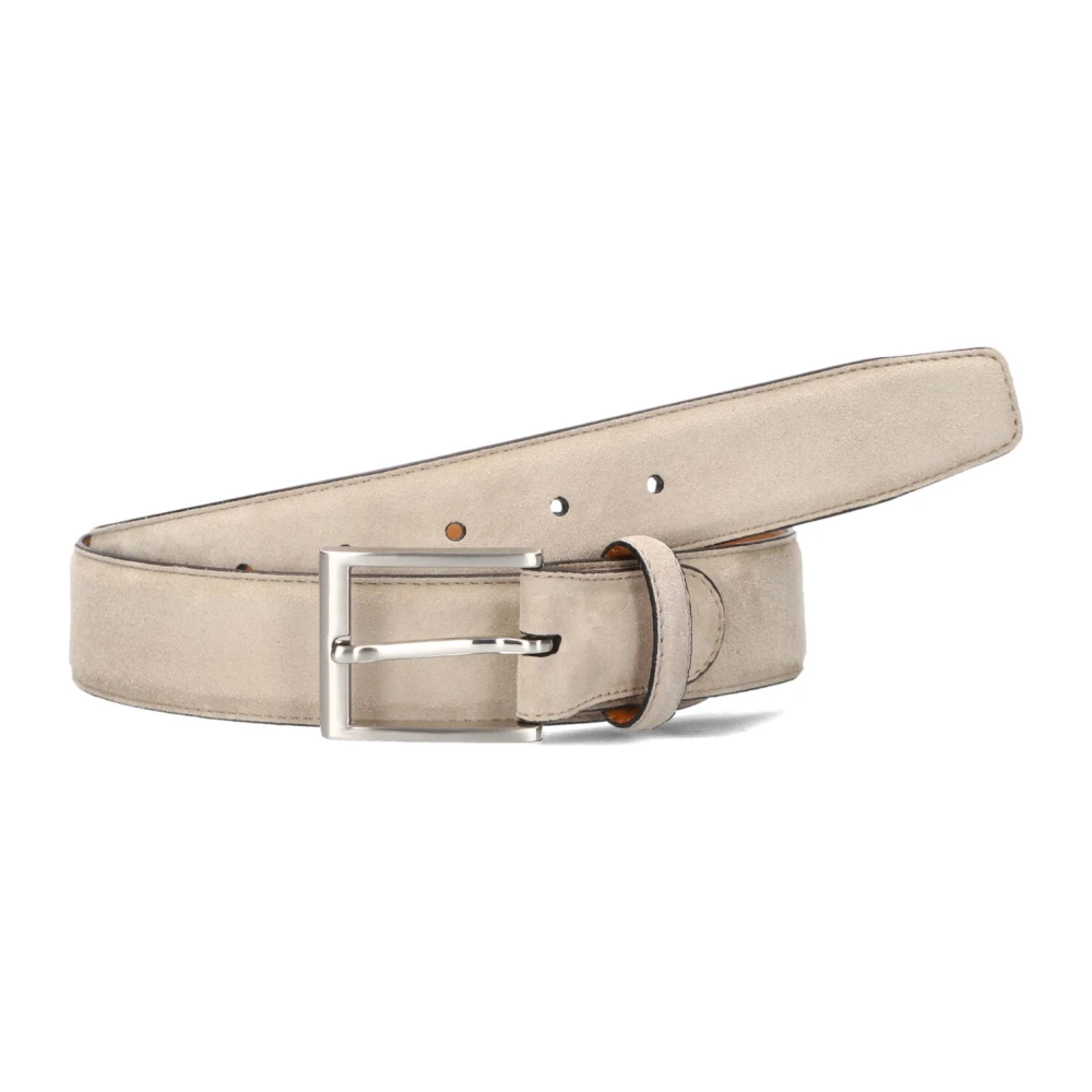 Magnanni Beige Suède Heren Riem 1078 Beige Heren