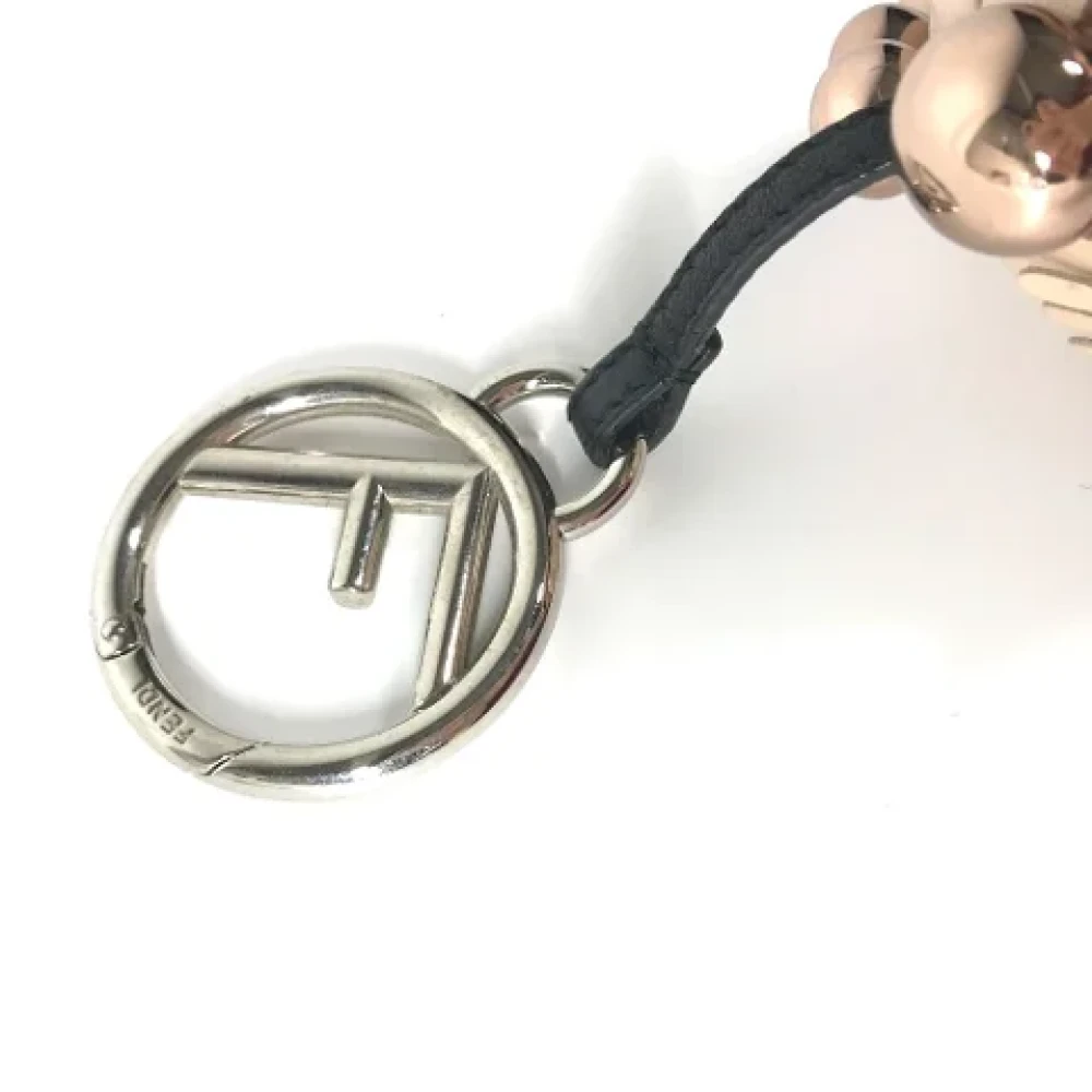 Fendi Vintage Pre-owned Fabric key-holders Brown Dames