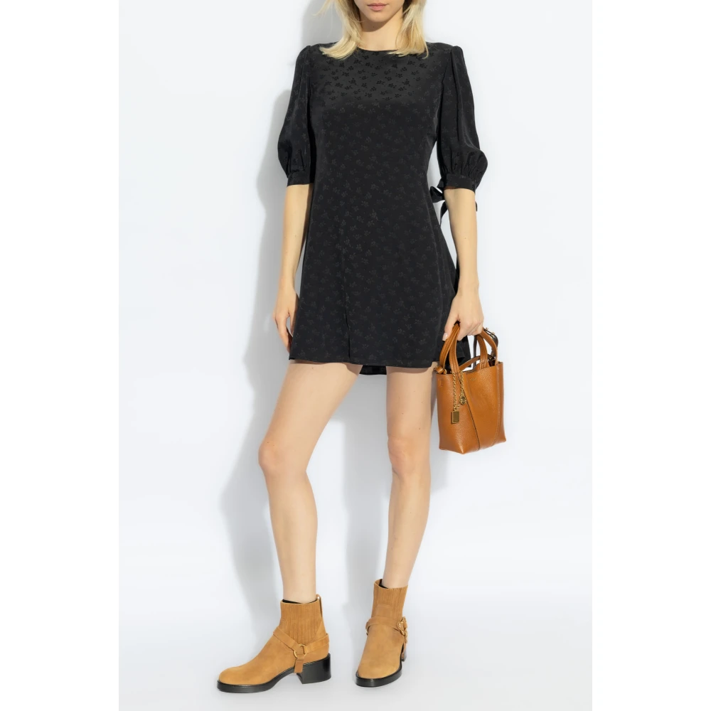 Chloé Jurk met bloemenpatroon Black Dames