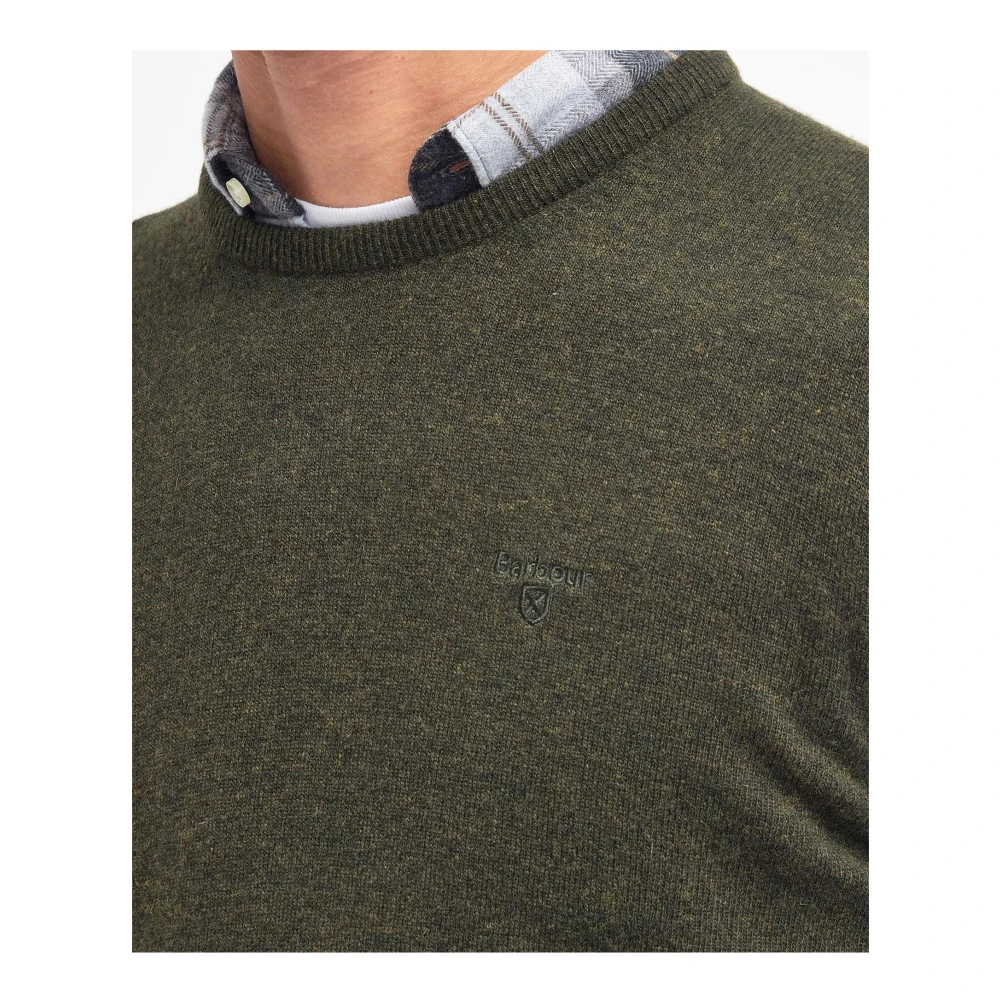 Barbour Groene Gebreide Trui Green Heren