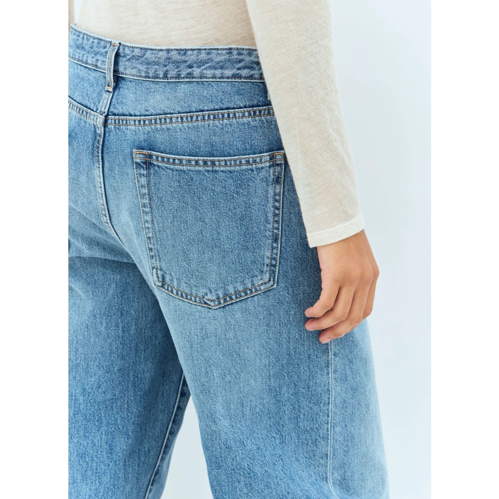 The Row Wijde Jeans Made in Italy Blue Dames