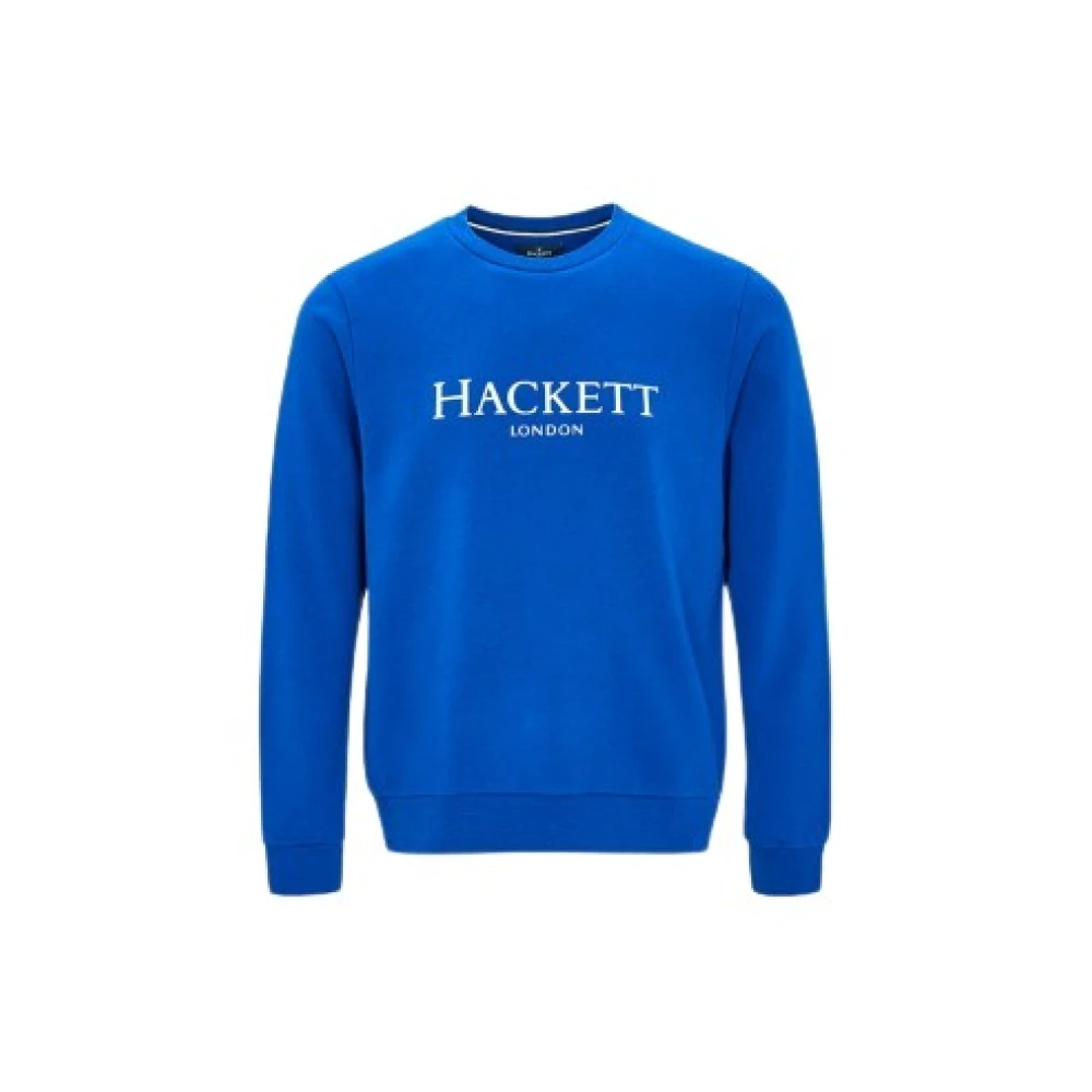 Hackett Heren Katoenen Sweatshirt Blue Heren