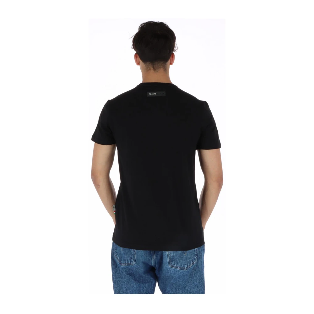 Plein Sport Zwart Print Korte Mouw T-shirt Black Heren