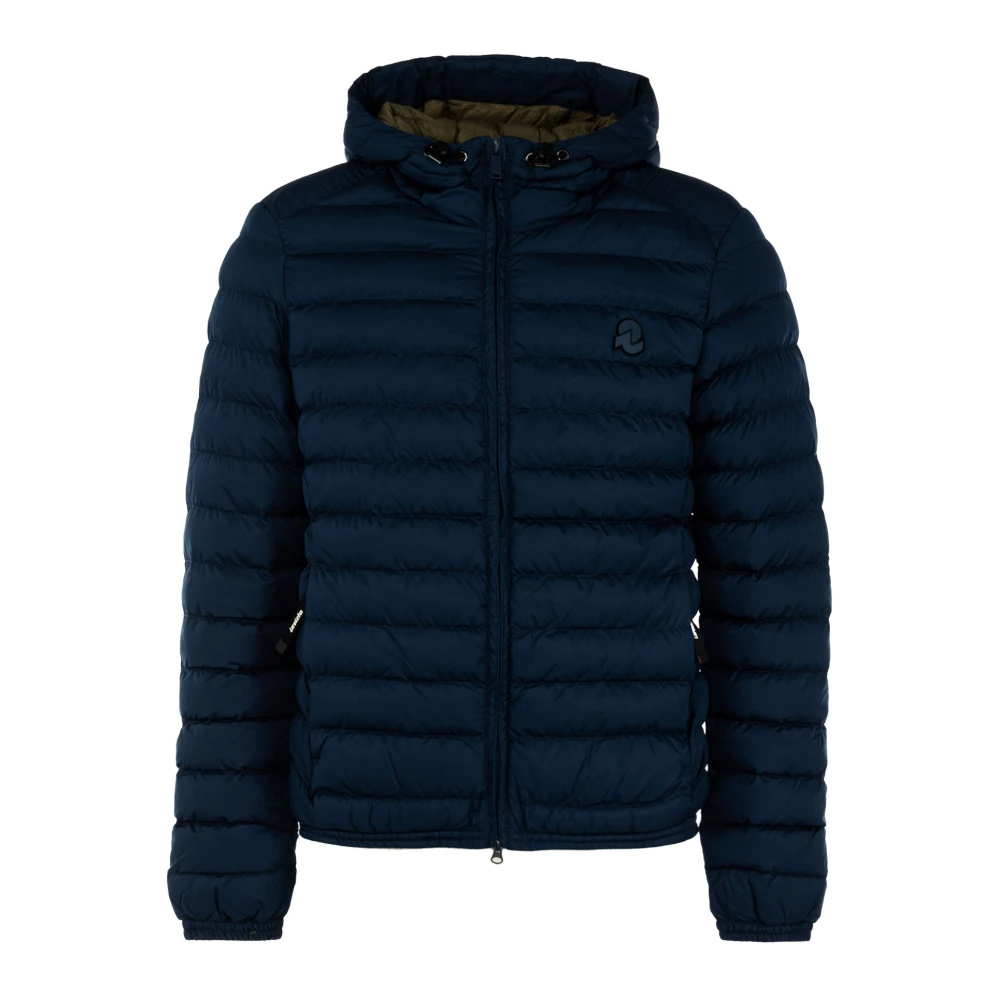 Invicta Heren Winterjas Blauw Met Capuchon Blue Heren