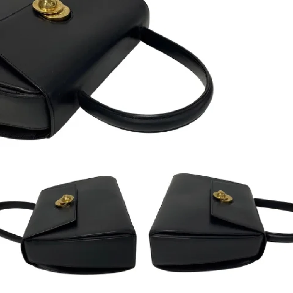 Celine Vintage Pre-owned Leather celine-bags Black Dames