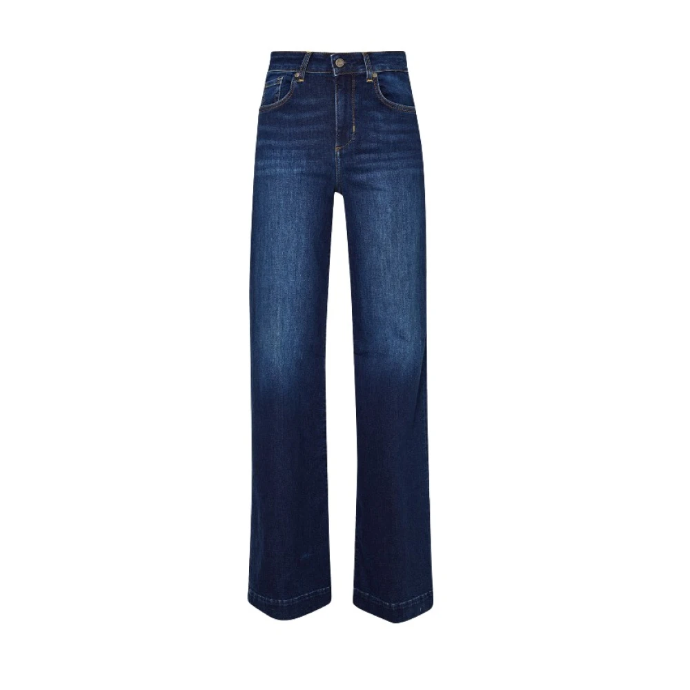 Liu Jo Blauwe Denim Jeans Blue Dames