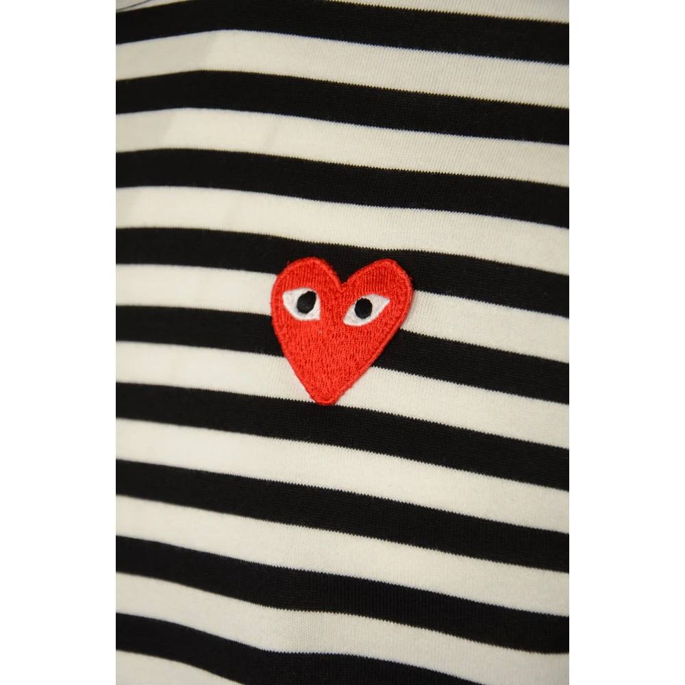 Comme des Garçons Play Stijlvolle T-shirts en Polos Multicolor Heren