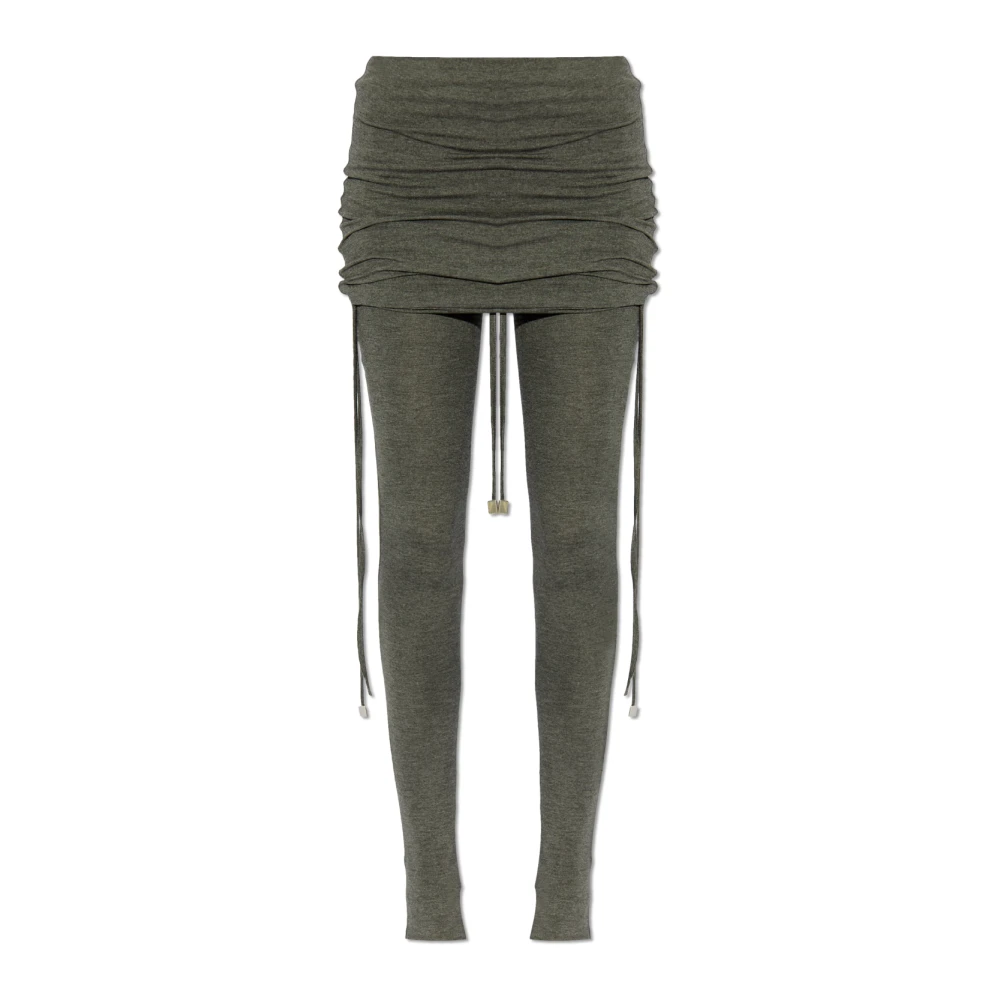 The Attico Leggings met een vouw Gray Dames