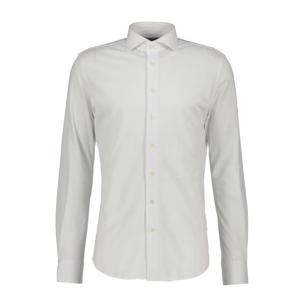 Profuomo - Gestricktes Piqué-Hemd - Shirts - Herren - Weiß - 3XL - Bild 3