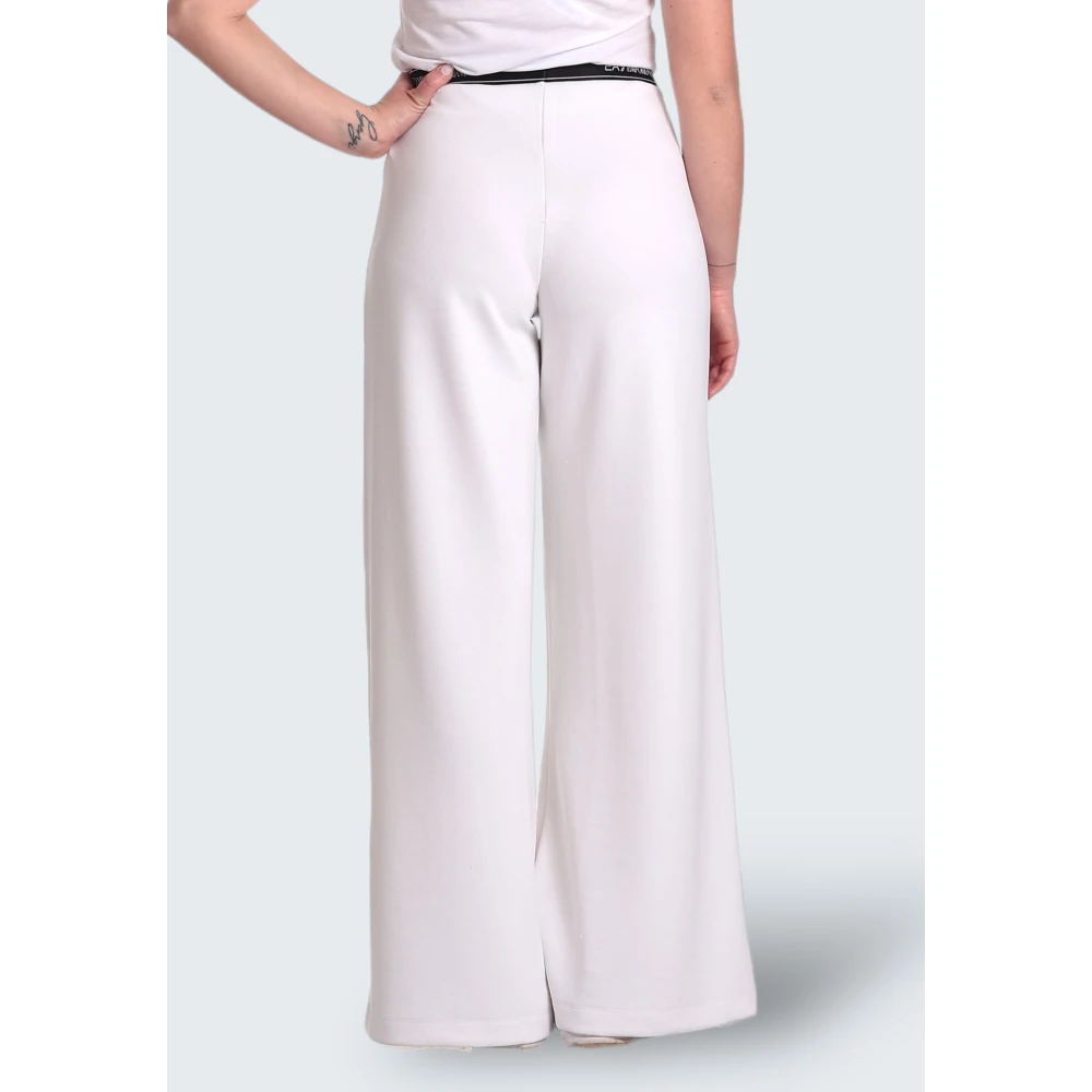Emporio Armani EA7 Comfortabele 3Dtp70 Witte Broek White Dames