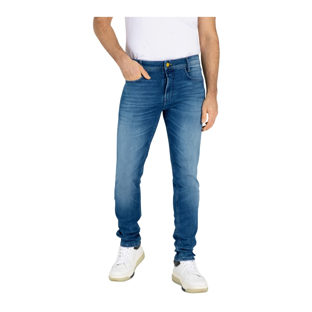 MAC Blauwe Jeans Stijlvolle Denim Broek Blue Heren