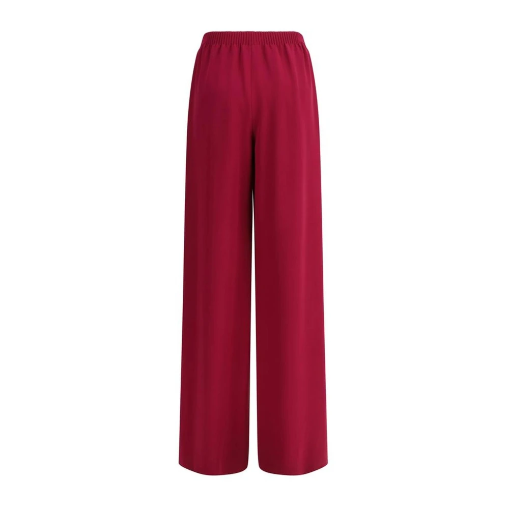 Valentino Fuchsia Palazzo Broek met Zijzakken Red Dames