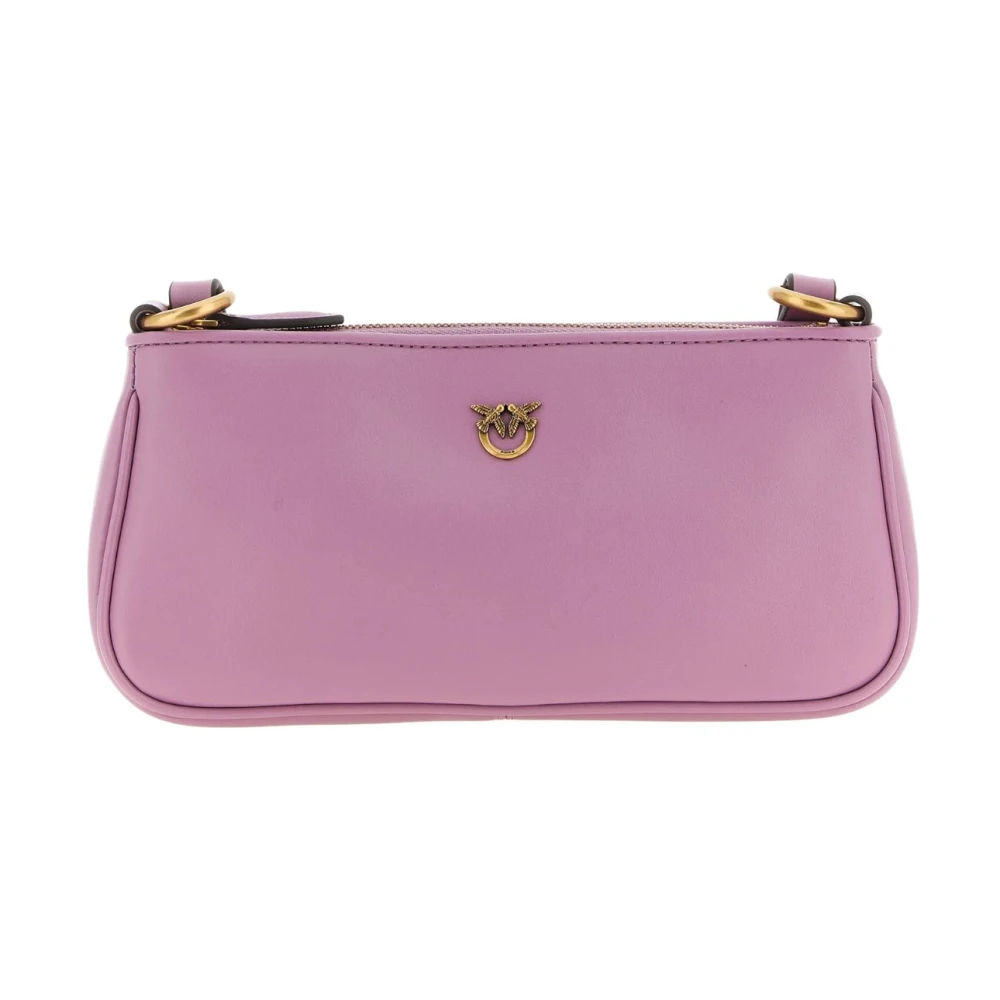 Pinko Women's Pink O, Shoulder Bags, One Size, Half Moon Horizontal Mini