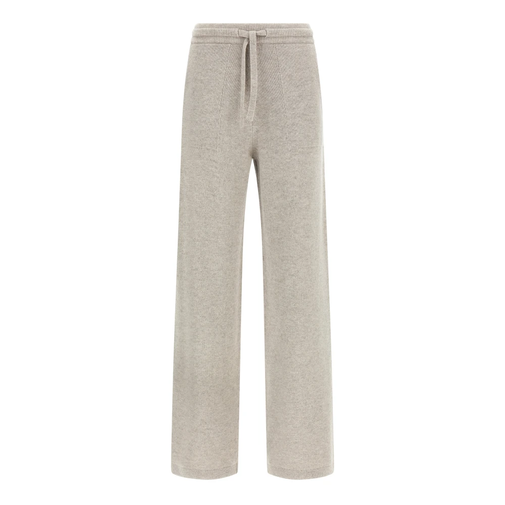 Max Mara Women's Beige Smmpietra Knit Trousers - Sweatpants - M - Trousers