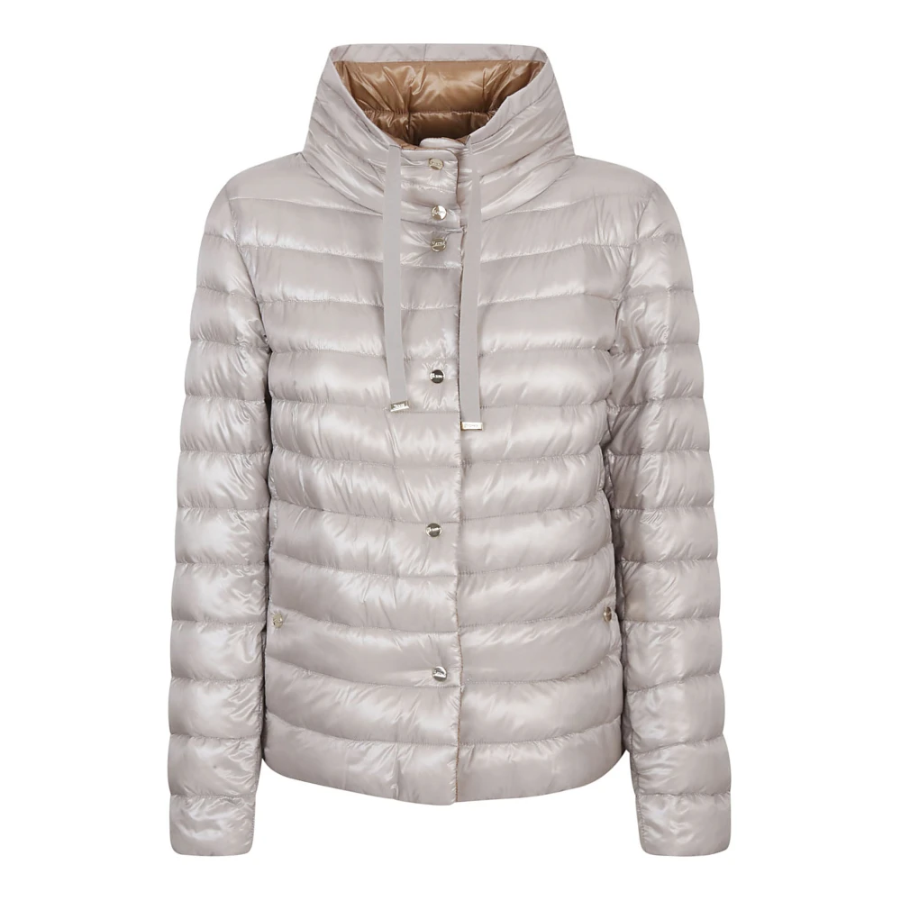 Herno Gewatteerde Winterjas Beige Dames