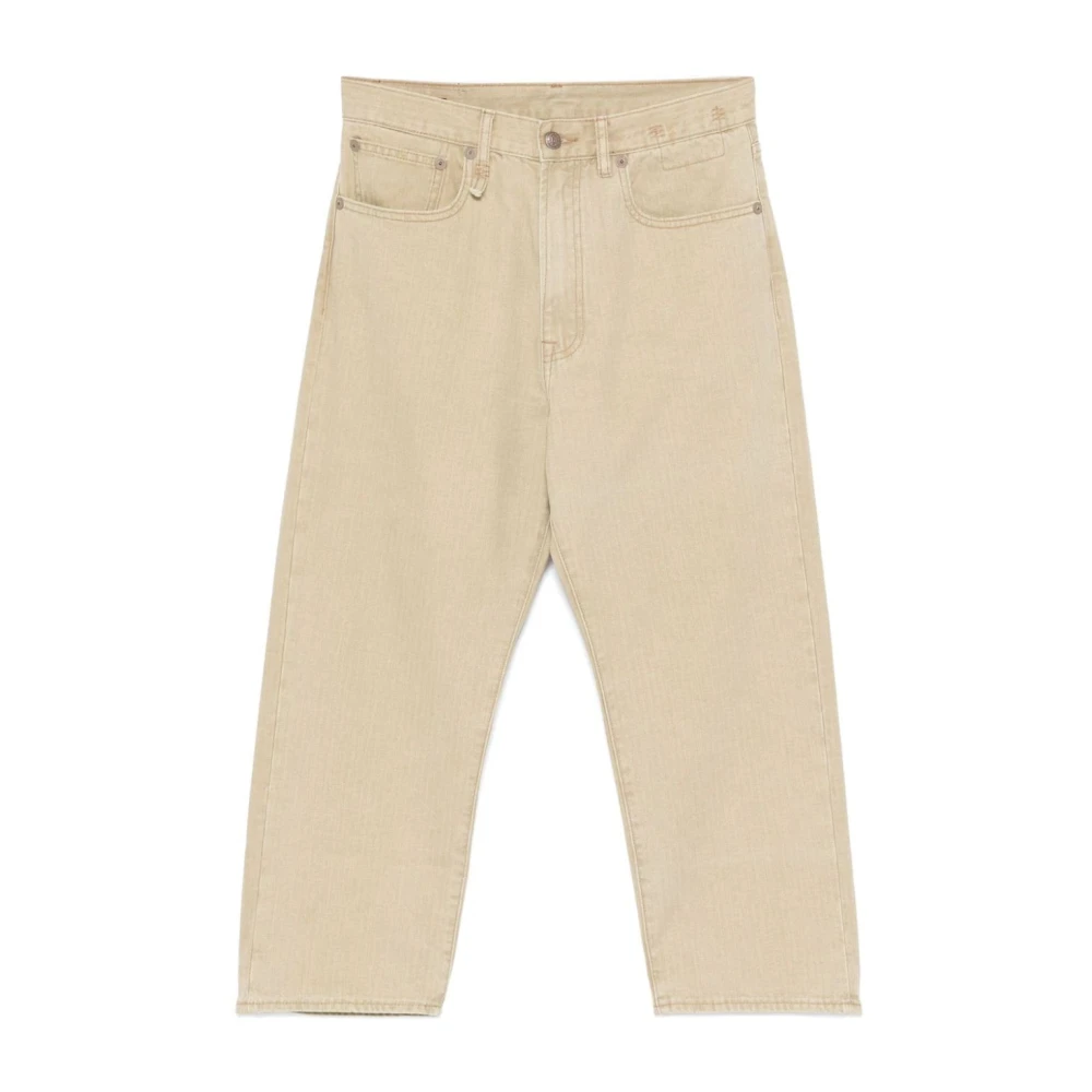 R13 Khaki Herringbone Twill X-Bf Jeans Brown, Dam