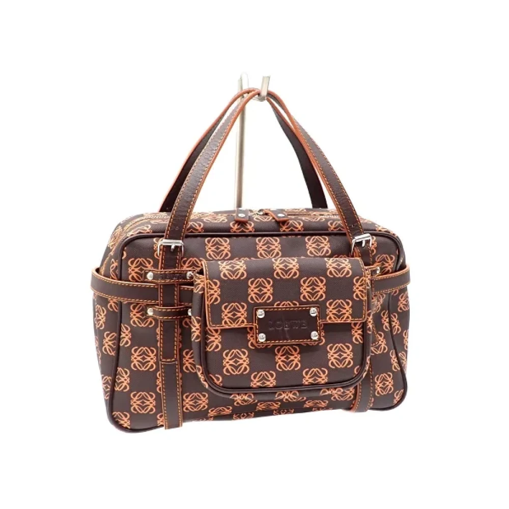 Loewe Pre-owned Canvas handbags Brown Dames